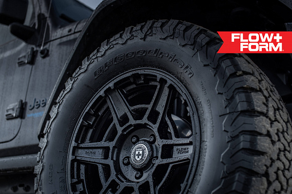 Фото дисков HRE FT1 Черный сатин на Jeep Wrangler IV (JL)