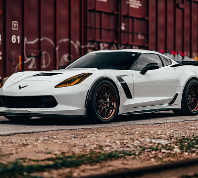 Фото дисков Anrky RS1 на Chevrolet Corvette C7