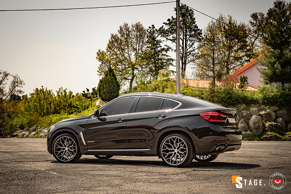 Фото дисков Vossen HF-2 Алмазная проточка на BMW X6/X6 M (F16/F86)