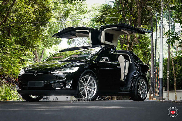 Фото дисков Vossen CG-203 Глянцевый лак на Tesla Model X