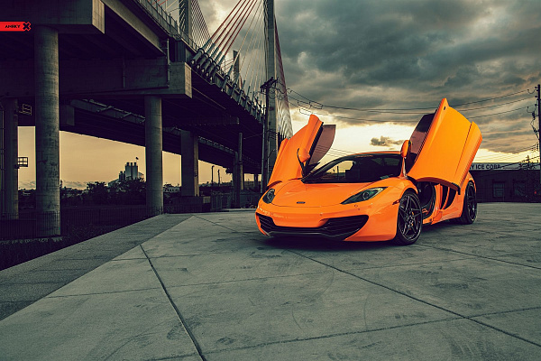 Фото дисков Anrky S3-X3 Черный сатин на McLaren 12C