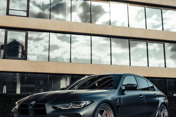 Фото дисков Brixton Forged TR04 Сатиновый лак на BMW 3/M3 (G2x/G80)