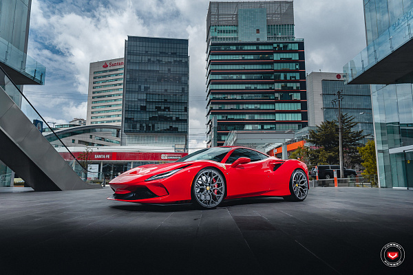 Фото дисков Vossen S17-01 Матовый графит на Ferrari F8