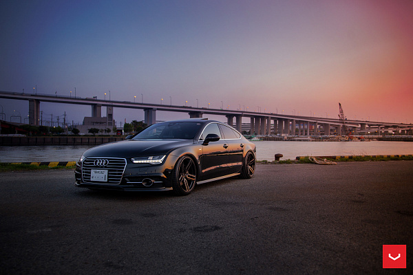 Фото дисков Vossen HF-1 Алмазная проточка на Audi A/RS 7 (4G)