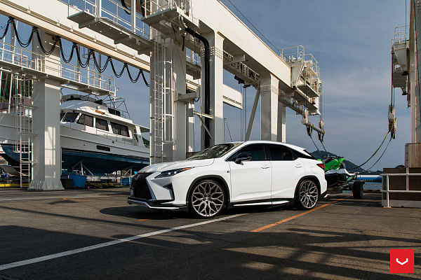 Фото дисков Vossen HF-2 Сатиновый графит на Lexus RX IV