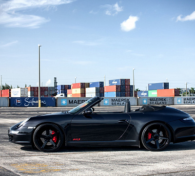 Фото дисков Vossen CV3 на Porsche 911 VI