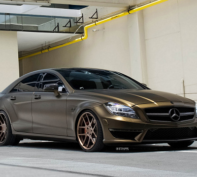 Фото дисков Strasse Wheels SM5 Deep Concave на Mercedes-Benz CLS (C218)