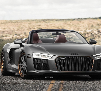 Фото дисков Strasse Wheels SV1 Deep Concave FS на Audi R8 (4S)
