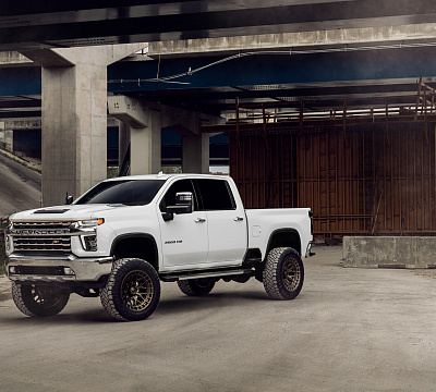 Фото дисков Vossen HFX-1 (8-Lug) на Chevrolet Silverado IV