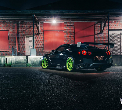 Фото дисков Vossen ML-X3 на Nissan GT-R