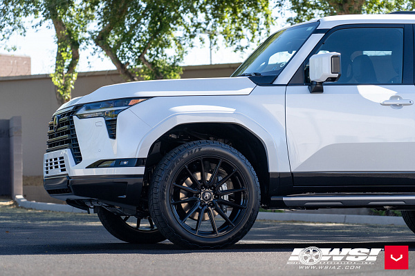 Фото дисков Vossen HF6-1 Черный глянец на Lexus GX III