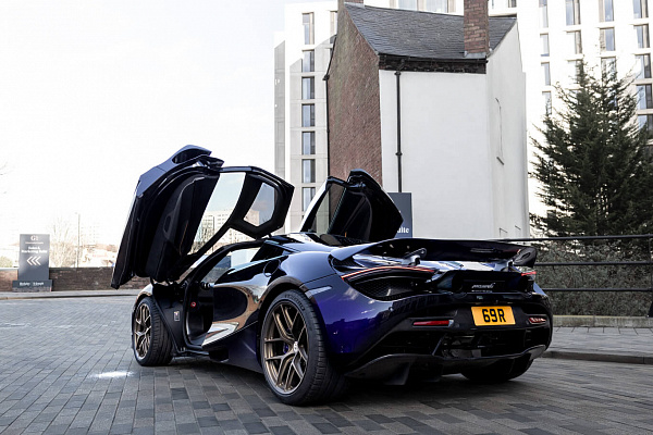 Фото дисков HRE R101 Lightweight Сатиновая бронза на McLaren 720S