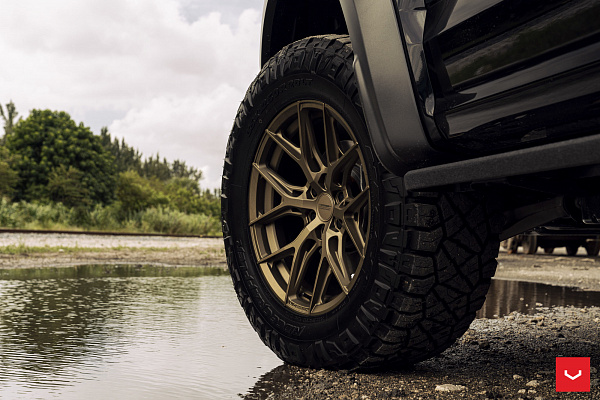 Фото дисков Vossen HF6-4 Сатиновое темное золото на Ford F-150 XIII