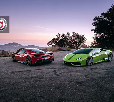 Фото дисков HRE P200 на Lamborghini Huracan