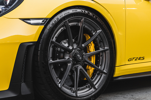 Фото дисков Brixton Forged WR3.2 Сатиновый темный лак на Porsche 911 VII