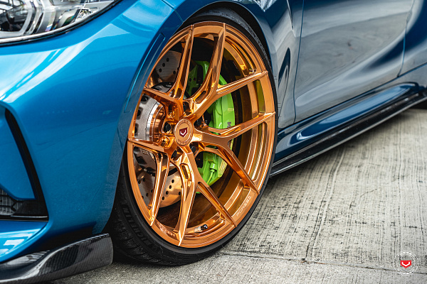 Фото дисков Vossen S21-01 Глянцевая медь на BMW 2/M2 (F22/F87)