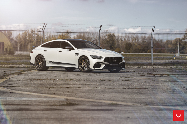Фото дисков Vossen HF-5 Сатиновая бронза на Mercedes-Benz AMG GT I