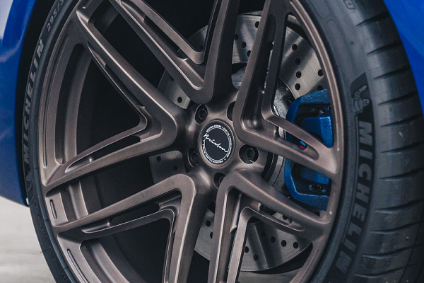 Фото дисков Brixton Forged BF01 Сатиновая темная бронза на BMW 5/M5 (G30/F90)