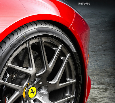 Фото дисков Strasse Wheels SM7T Deep Concave Monoblock на Ferrari F12