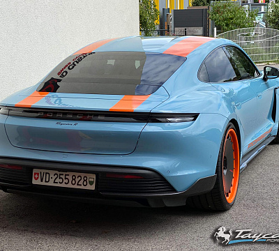 Фото дисков HRE 935 на Porsche Taycan I
