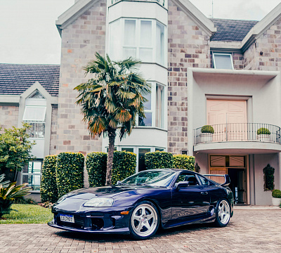 Фото дисков HRE 527 на Toyota Supra A80