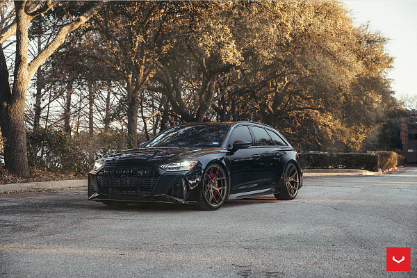 Фото дисков Vossen HF-5 Сатиновая бронза на Audi A/RS 6 (C8)