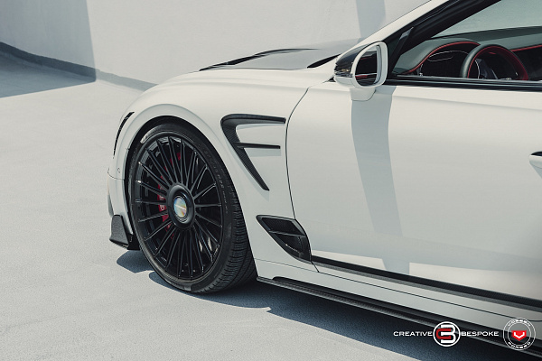 Фото дисков Vossen S17-13 Черный глянец на Bentley Continental GT III