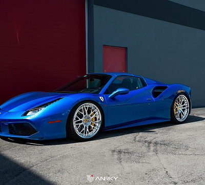 Фото дисков Anrky RS2.3 на Ferrari 488