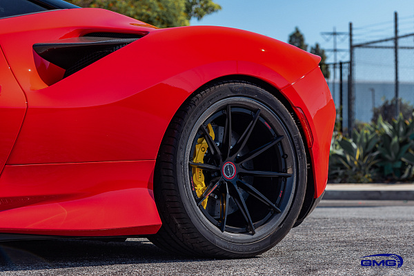 Фото дисков Brixton Forged R11-R Черный сатин на Ferrari F8