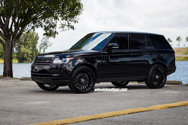 Фото дисков HRE S209 Черный сатин на Range Rover IV