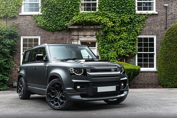 Фото дисков Kahn Type 57 RS Черный матовый на Land Rover Defender II