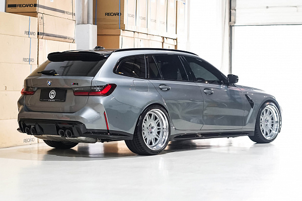 Фото дисков HRE 528 Серебро на BMW 3/M3 (G2x/G80)