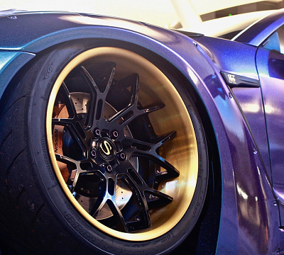Фото дисков Savini SV72 на Nissan GT-R