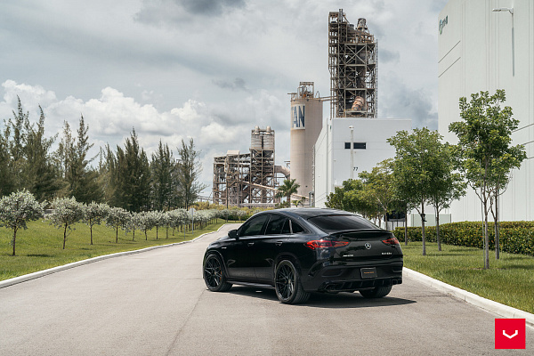 Фото дисков Vossen HF-7 Черный глянец на Mercedes-Benz GLE II