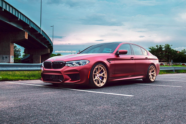Фото дисков HRE S101 Сатиновое золото на BMW 5/M5 (G30/F90)
