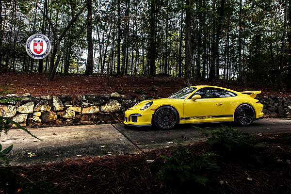 Фото дисков HRE 300 Черный сатин на Porsche 911 VII