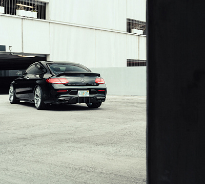 Фото дисков Vossen HF-5 на Mercedes-Benz C-Class (W205)