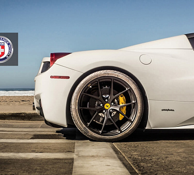 Фото дисков HRE P101 на Ferrari 458