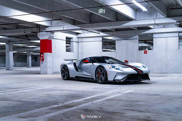 Фото дисков Anrky XR-305 Сатиновый графит на Ford GT II