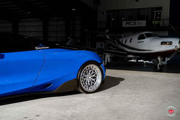 Фото дисков Vossen LC3-02 (3-Piece) Полированный лак на McLaren 720S