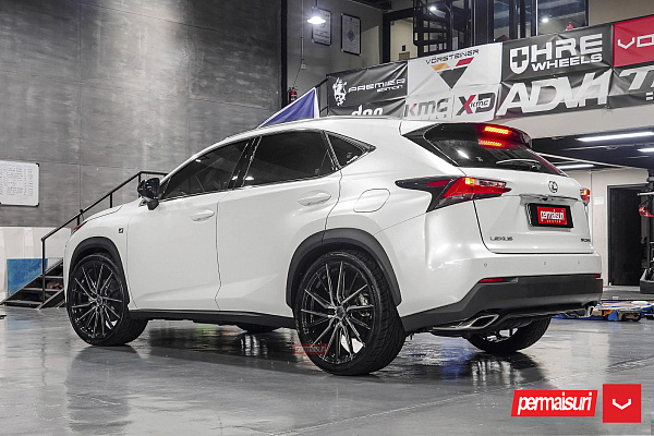 Фото дисков Vossen HF-4T Алмазная проточка на Lexus NX I
