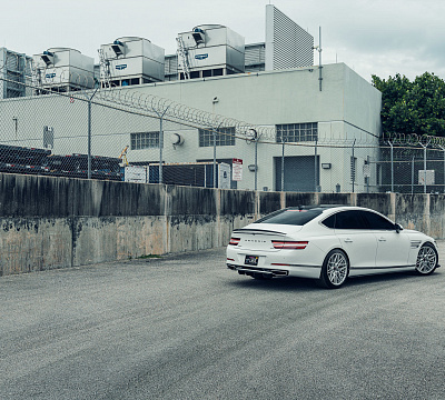 Фото дисков Vossen HF-7 на Genesis G80 II