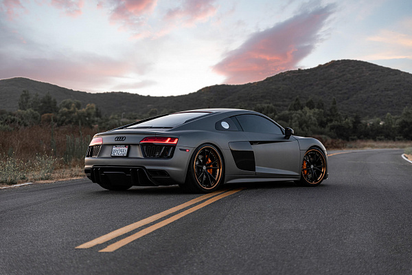 Фото дисков HRE S101 Черный сатин на Audi R8 (4S)
