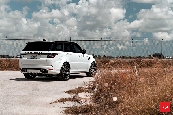 Фото дисков Vossen HF-2 Алмазная проточка на Range Rover Sport II