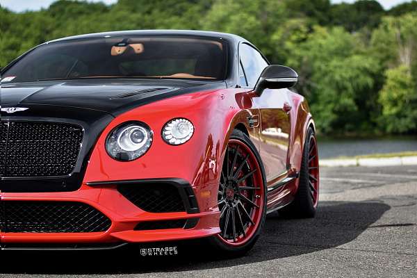 Фото дисков Strasse Wheels SV15T Deep Concave FS Другой цвет на Bentley Continental GT II