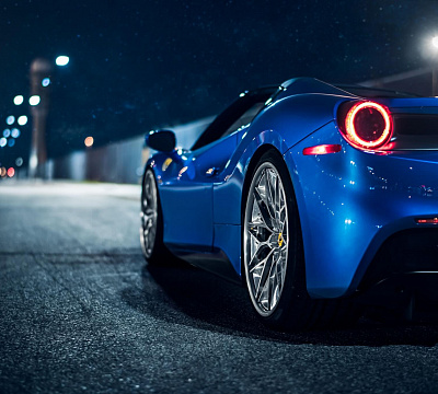 Фото дисков HRE S200 на Ferrari 488