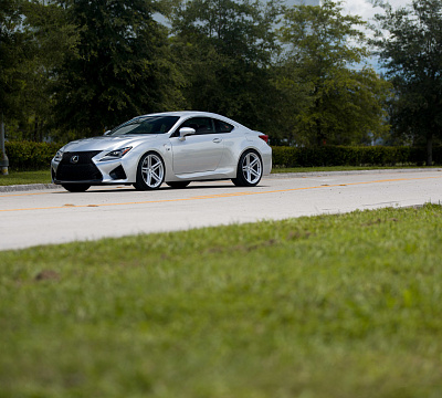 Фото дисков Vossen VFS-5 на Lexus RC