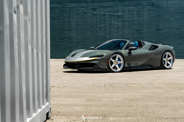 Фото дисков Anrky RS5.3 Полированный лак на Ferrari SF90
