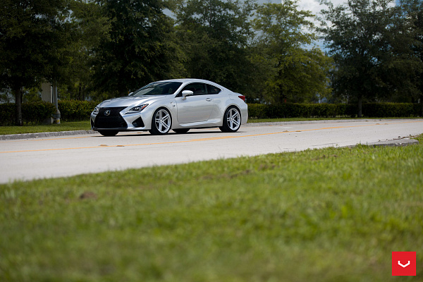 Фото дисков Vossen VFS-5 Серебро на Lexus RC