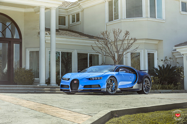 Фото дисков Vossen M-X2 Глянцевый графит на Bugatti Chiron